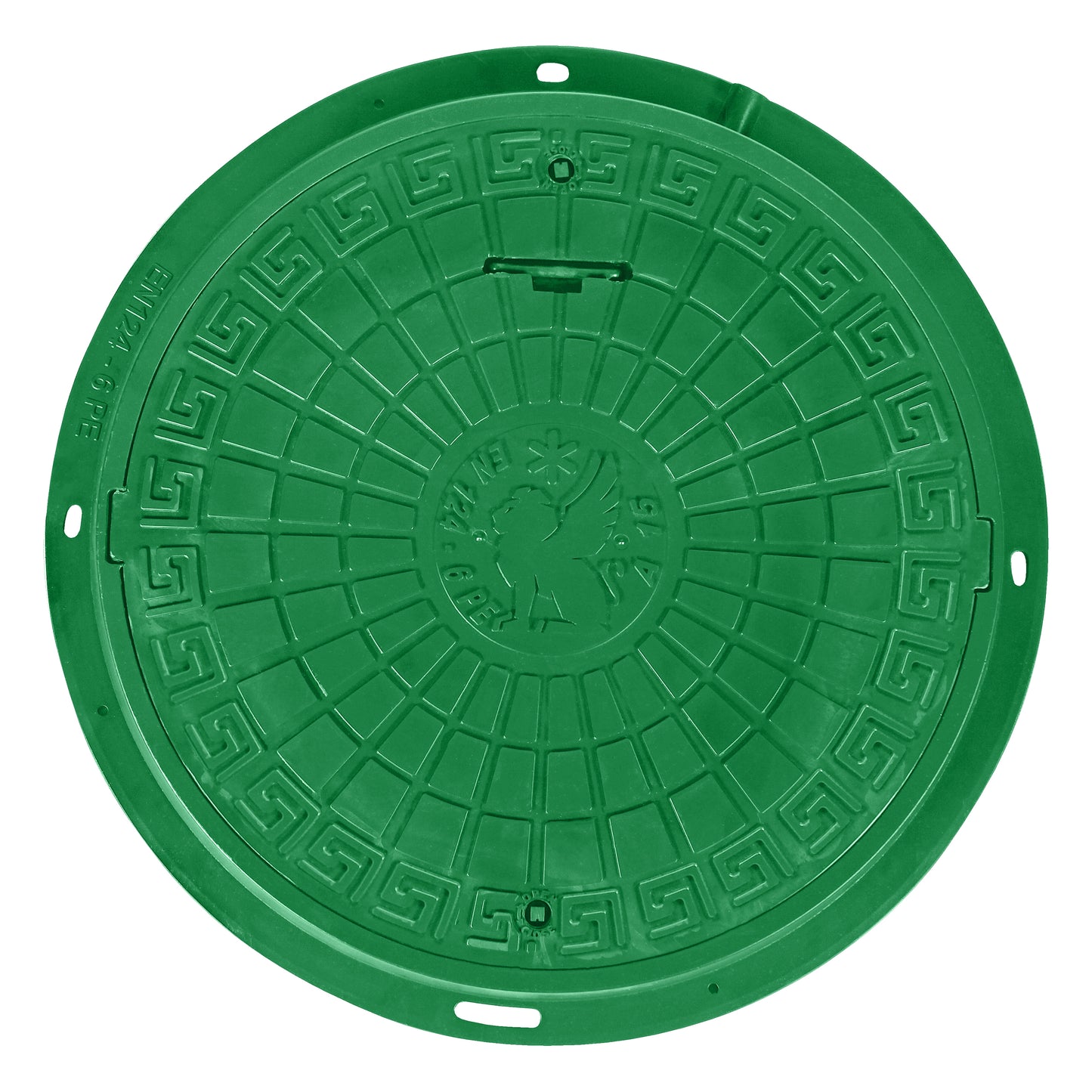 Manhole Cover DN600/750 PE BabylonPlast™ A15 With lock