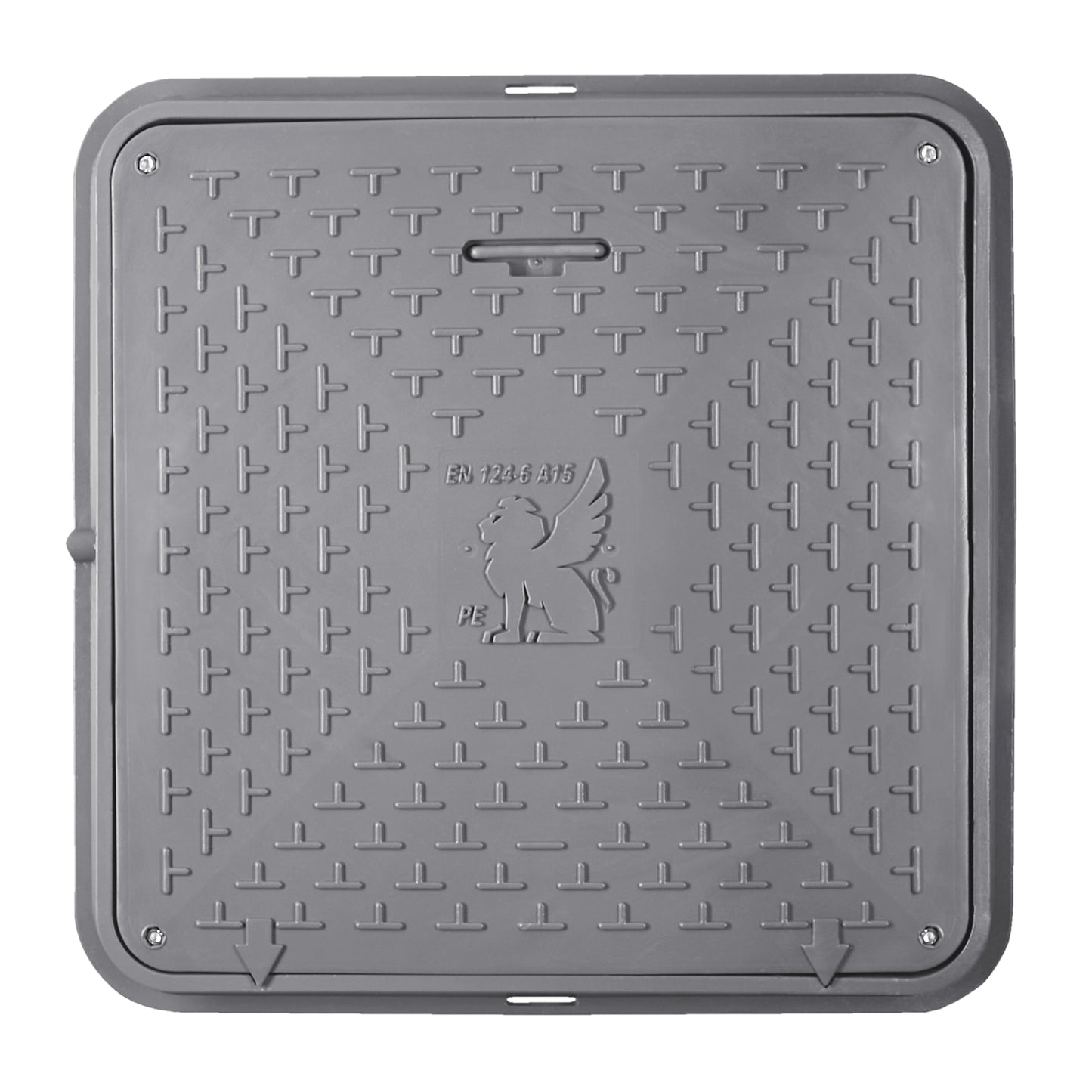 Manhole Cover DN710/600 BabylonPlast™ A15 Square With lock