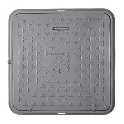 Manhole Cover DN710/600 BabylonPlast™ A15 Square With lock