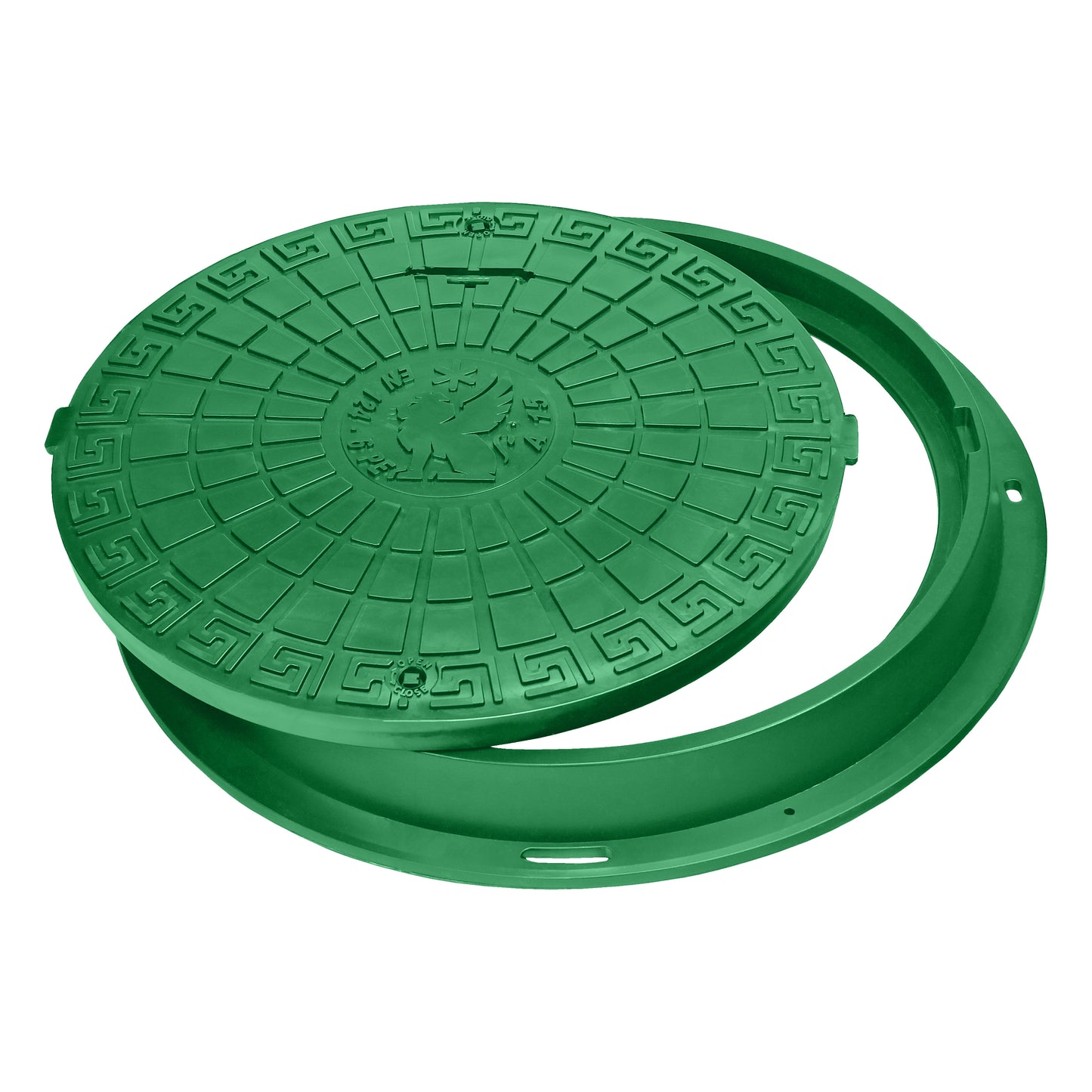 Manhole Cover DN600/750 PE BabylonPlast™ A15 With lock