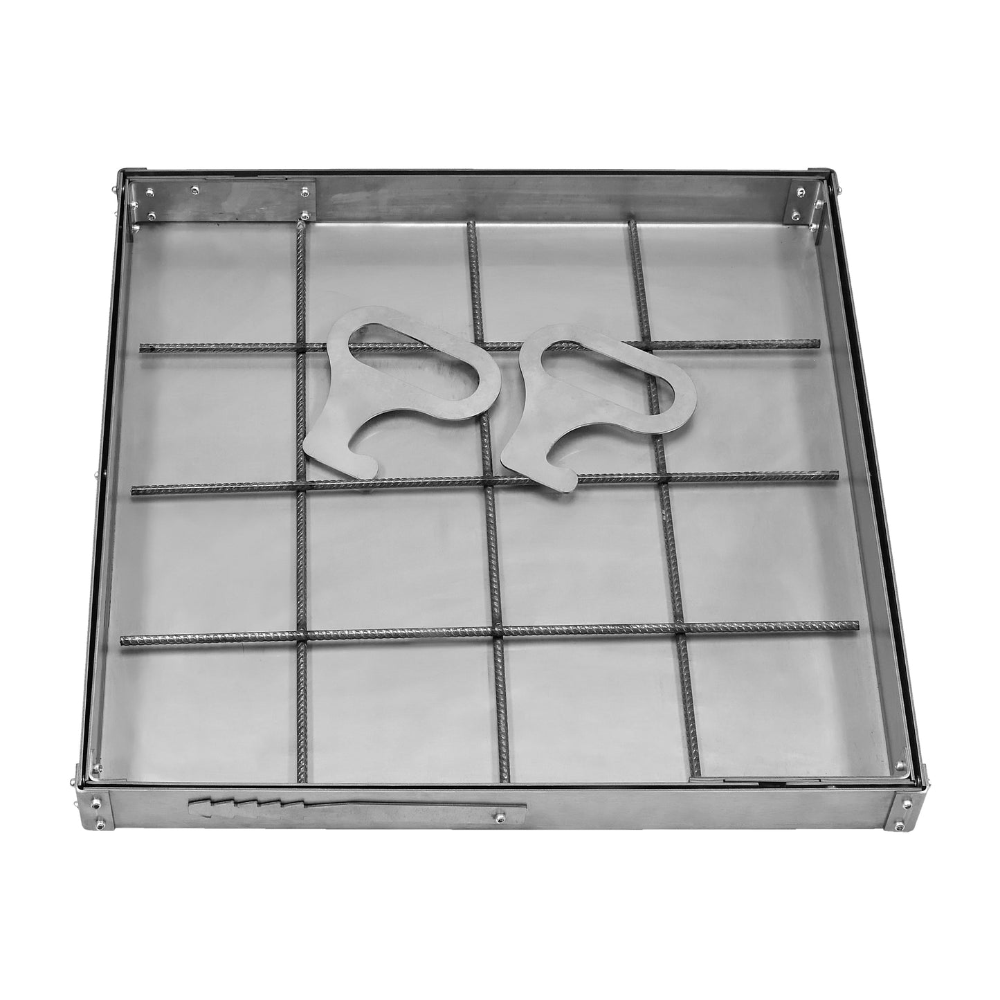 Stainless steel Manhole Cover 300x300x50 BabylonPlast™ EN 124-6