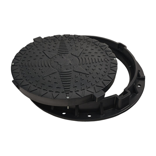 Manhole Cover DN600/800 BabylonPlast™ B125 With lock EN 124