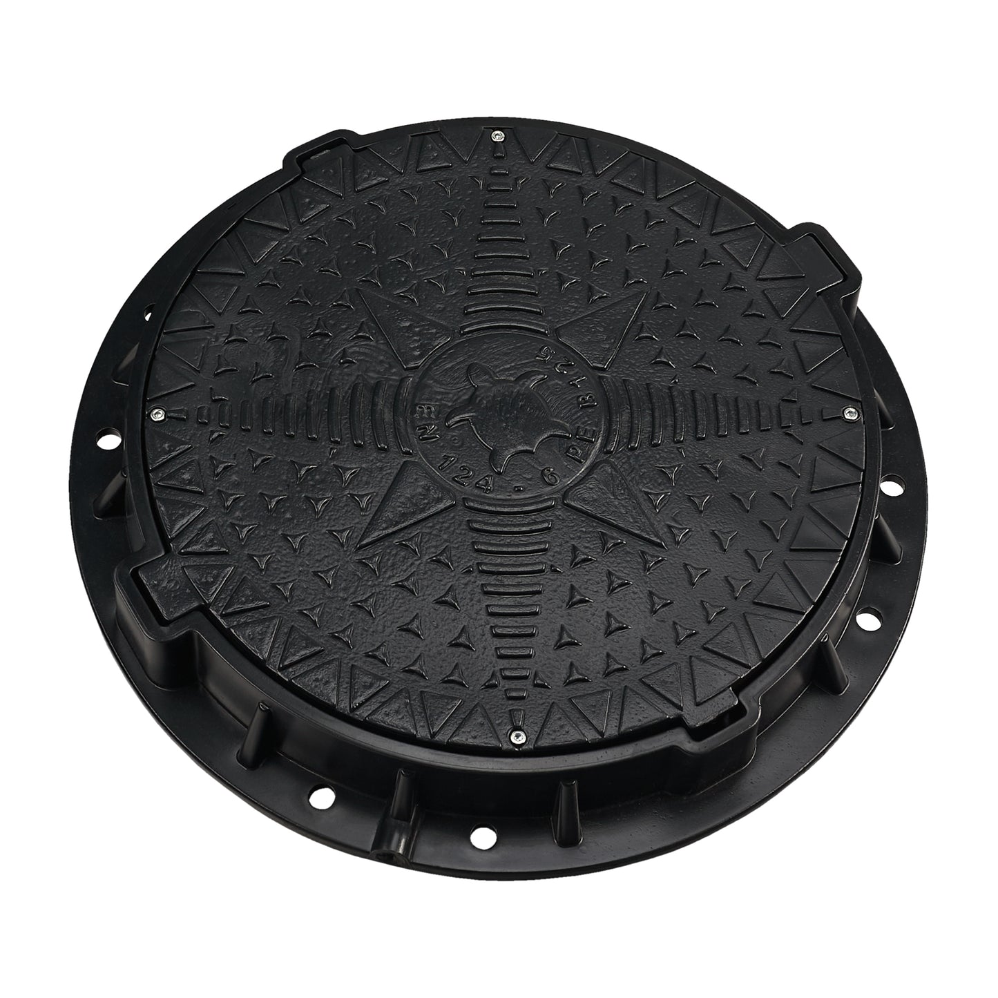 Manhole Cover DN600/800 BabylonPlast™ B125 With lock EN 124