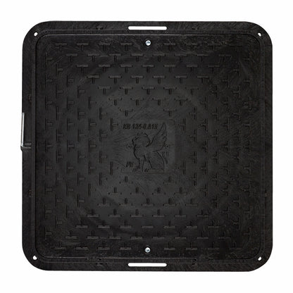 Manhole Cover DN710/600 BabylonPlast™ A15 Square With lock