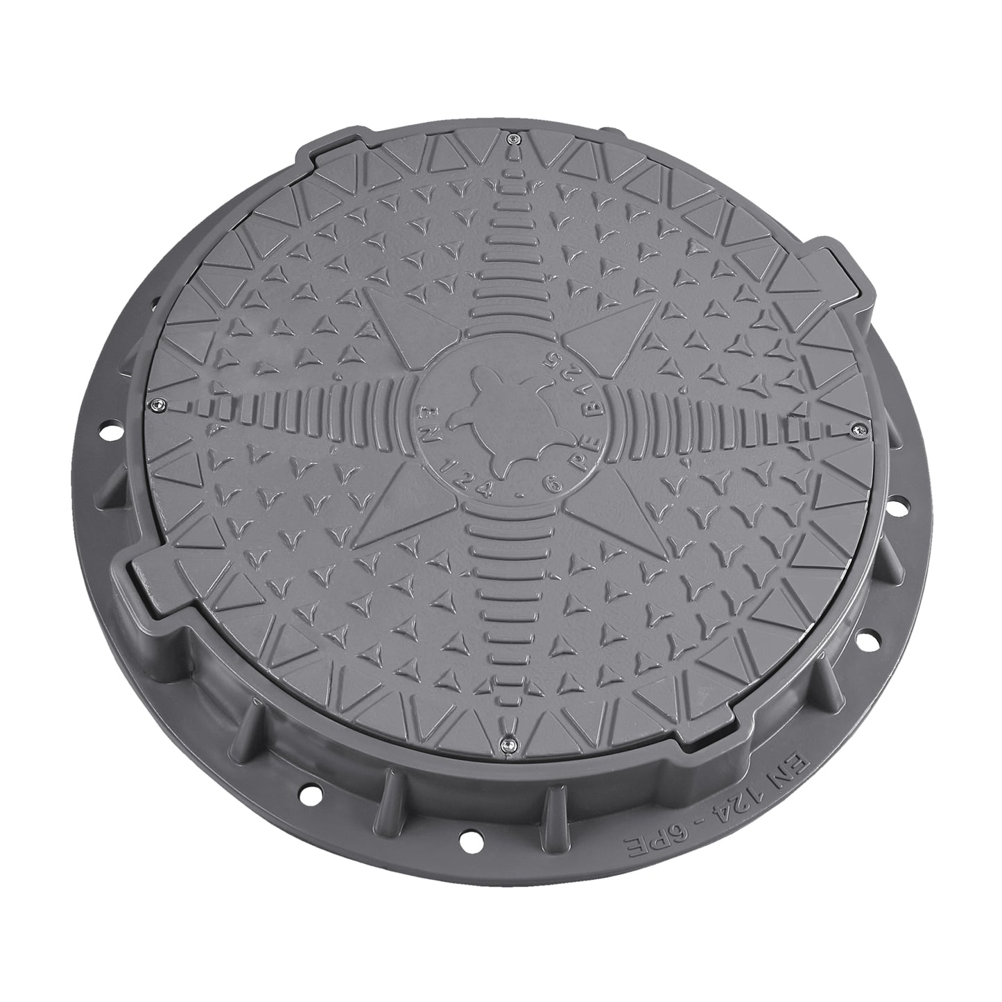 Manhole Cover DN600/800 BabylonPlast™ B125 With lock EN 124