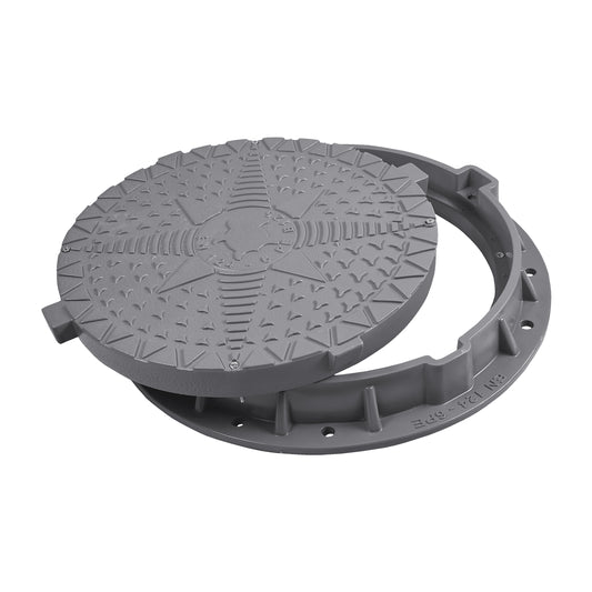 Manhole Cover DN600/800 BabylonPlast™ B125 With lock EN 124