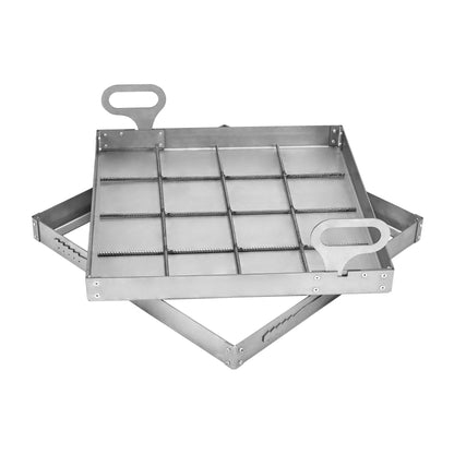 Stainless steel Manhole Cover 300x300x50 BabylonPlast™ EN 124-6