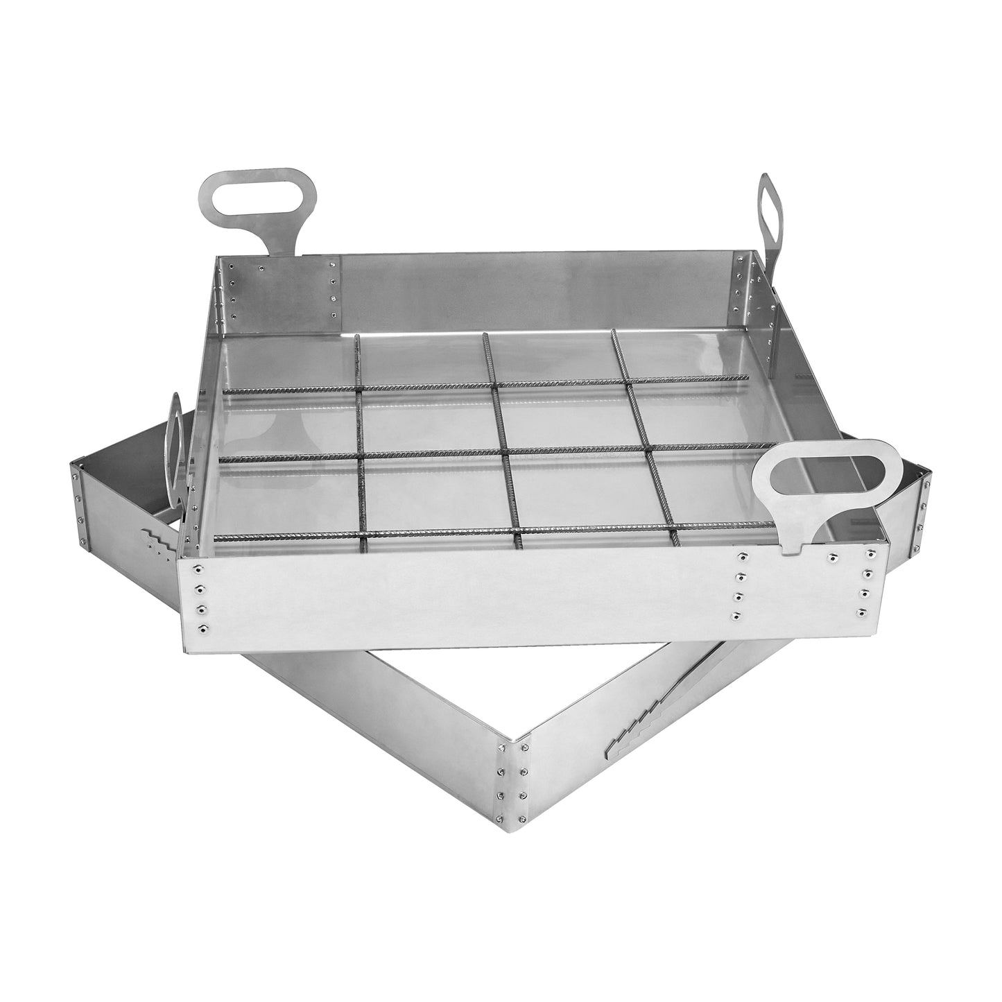 Stainless steel Manhole Cover 400x400x100 BabylonPlast™ EN 124-6