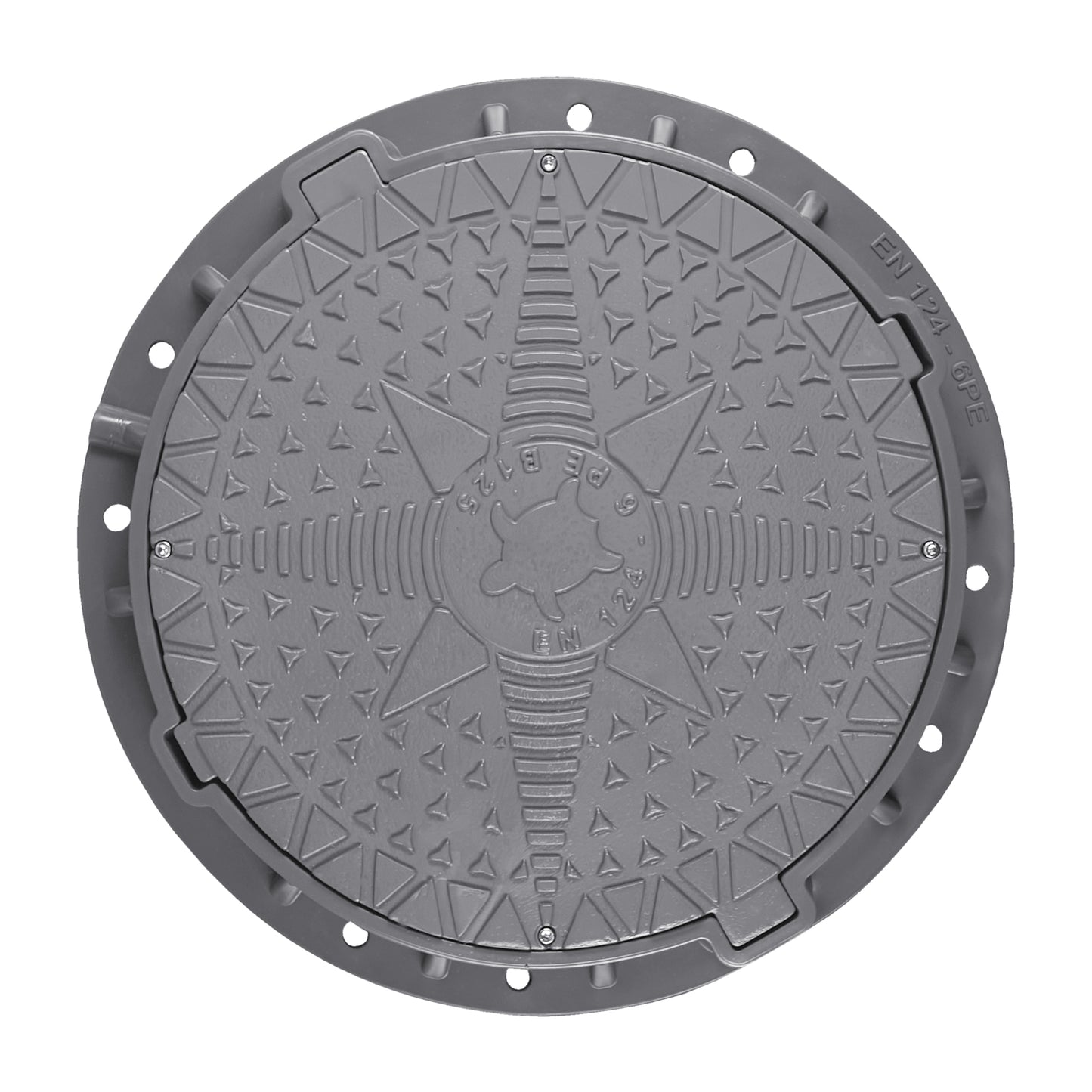 Manhole Cover DN600/800 BabylonPlast™ B125 With lock EN 124